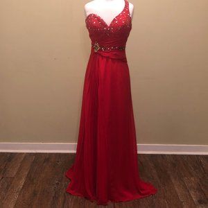 Rush by RT Formals Red Dress Size 8